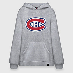 Толстовка-худи оверсайз Montreal Canadiens, цвет: меланж