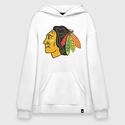 Худи оверсайз Chicago Blackhawks / Белый – фото 1