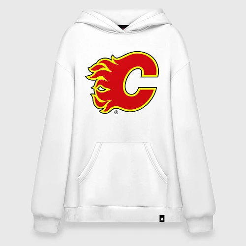 Худи оверсайз Calgary Flames / Белый – фото 1