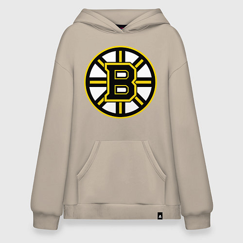 Худи оверсайз Boston Bruins / Миндальный – фото 1