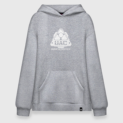 Худи оверсайз UAC / Меланж – фото 1