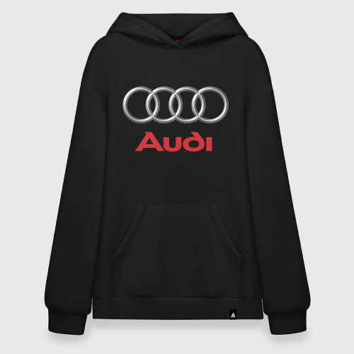 Худи оверсайз Audi / Черный – фото 1