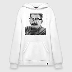 Толстовка-худи оверсайз Stalin: Style in, цвет: белый