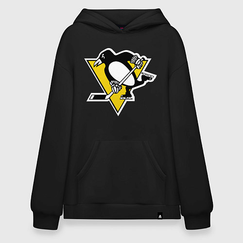 Худи оверсайз Pittsburgh Penguins / Черный – фото 1