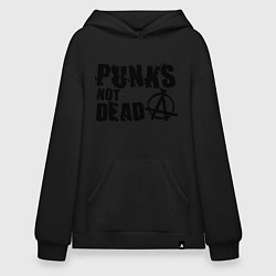 Худи оверсайз Punks not dead