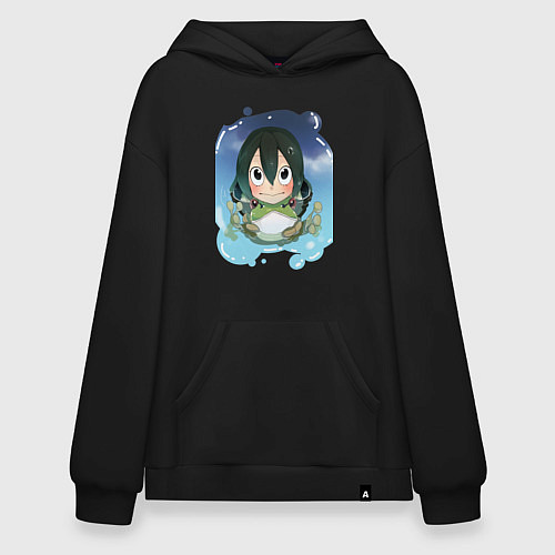 Худи оверсайз Моя геройская академия / Черный – фото 1