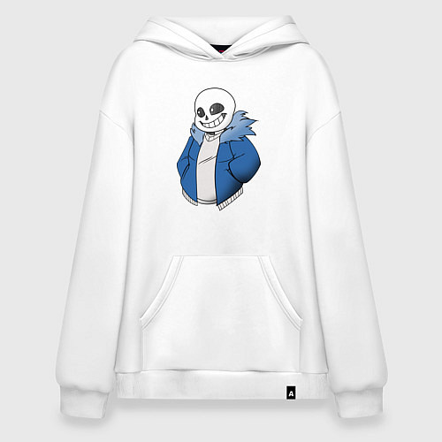 Худи оверсайз Sans / Белый – фото 1