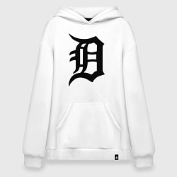 Толстовка-худи оверсайз Detroit Tigers, цвет: белый