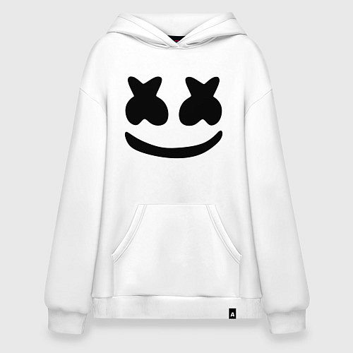 Худи оверсайз Marshmello / Белый – фото 1