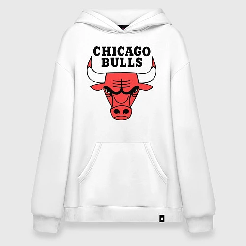 Худи оверсайз Chicago Bulls / Белый – фото 1