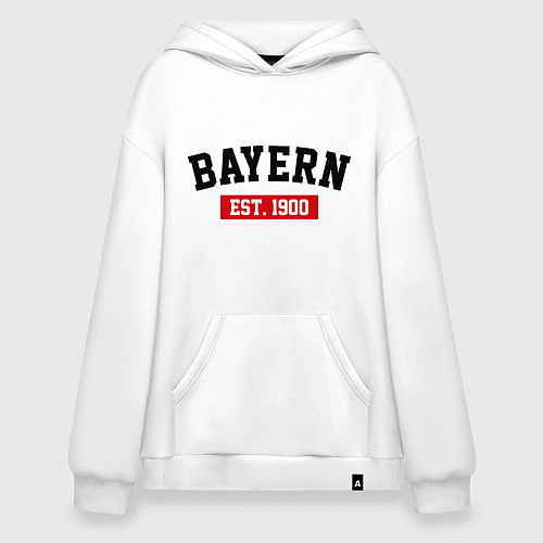 Худи оверсайз FC Bayern Est. 1900 / Белый – фото 1