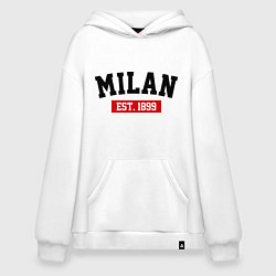 Худи оверсайз FC Milan Est. 1899