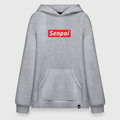 Худи оверсайз Senpai Supreme / Меланж – фото 1