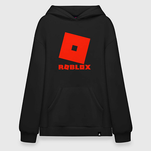 Худи оверсайз Roblox Logo / Черный – фото 1