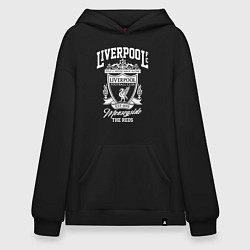Толстовка-худи оверсайз Liverpool: Est 1892, цвет: черный