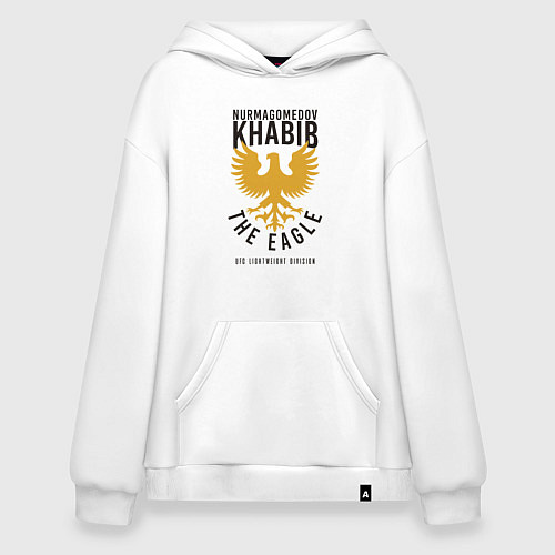 Худи оверсайз Khabib: The Eagle / Белый – фото 1