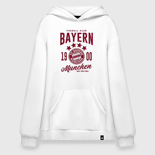 Худи оверсайз Bayern Munchen 1900 / Белый – фото 1