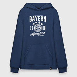 Толстовка-худи оверсайз Bayern Munchen 1900, цвет: тёмно-синий