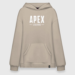 Толстовка-худи оверсайз Apex Legends, цвет: миндальный