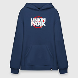 Толстовка-худи оверсайз LINKIN PARK, цвет: тёмно-синий