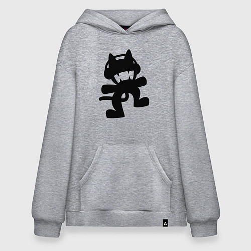 Худи оверсайз MONSTERCAT / Меланж – фото 1