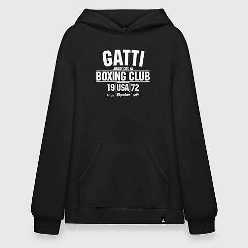 Худи оверсайз Gatti Boxing Club / Черный – фото 1