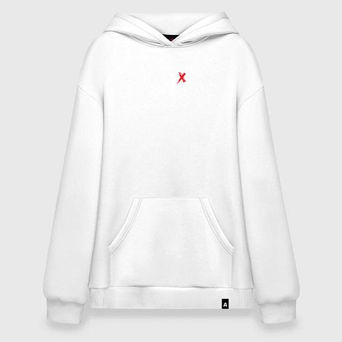 Худи оверсайз Зачеркнули букву С / Белый – фото 1