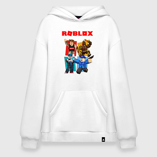 Худи оверсайз ROBLOX / Белый – фото 1