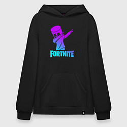 Толстовка-худи оверсайз FORTNITE X MARSHMELLO, цвет: черный