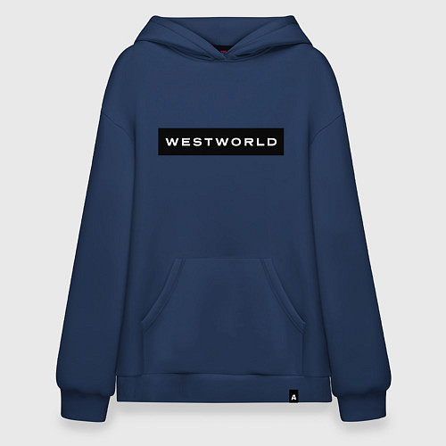 Худи оверсайз Westworld / Тёмно-синий – фото 1