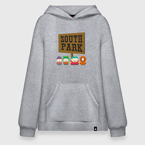 Худи оверсайз South Park / Меланж – фото 1