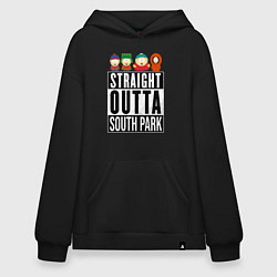 Толстовка-худи оверсайз SOUTH PARK, цвет: черный