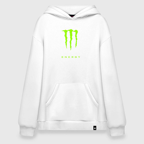 Худи оверсайз MONSTER ENERGY / Белый – фото 1