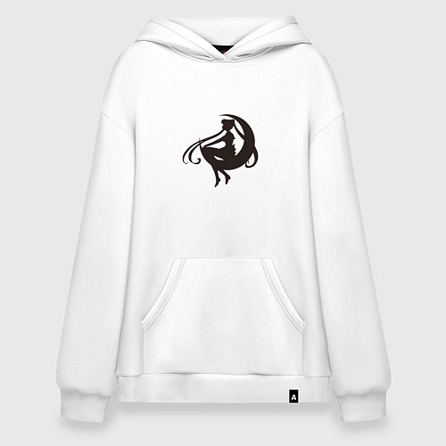 Худи оверсайз Тень воина луны / Белый – фото 1