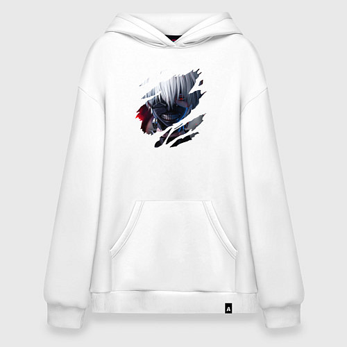 Худи оверсайз Кен Канеки / Белый – фото 1