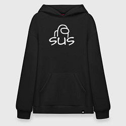 Толстовка-худи оверсайз SUS, цвет: черный