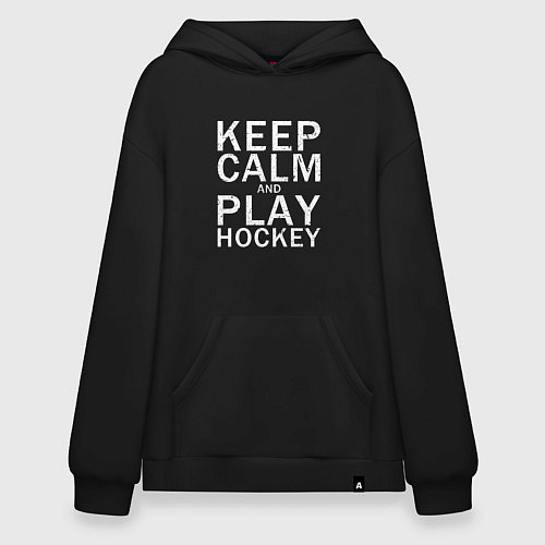 Худи оверсайз K C a Play Hockey / Черный – фото 1