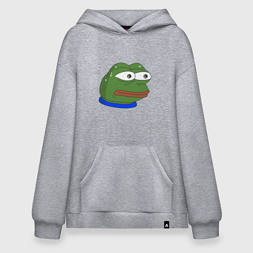 Худи оверсайз Pepe MonkaS / Меланж – фото 1
