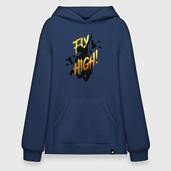 Худи оверсайз FLY HIGH gold ver