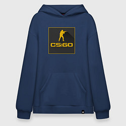 Толстовка-худи оверсайз CS GO Z, цвет: тёмно-синий