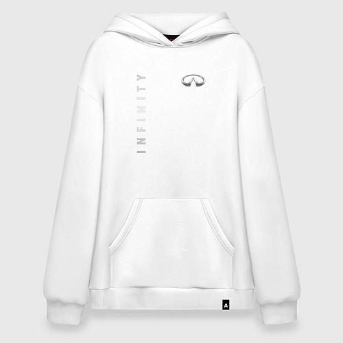 Худи оверсайз Infinity for razor / Белый – фото 1