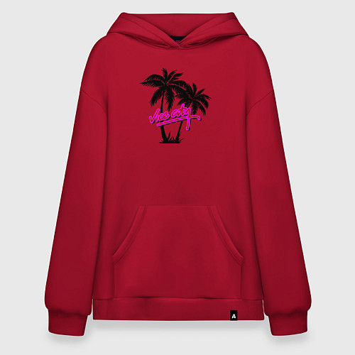 Худи оверсайз GTA Vice City / Красный – фото 1