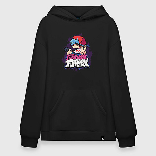 Худи оверсайз Friday Night Funkin / Черный – фото 1