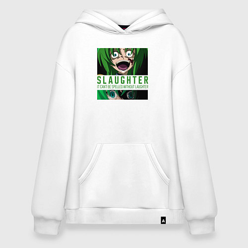 Худи оверсайз Slaughter / Белый – фото 1
