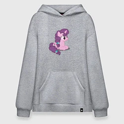 Толстовка-худи оверсайз Pony Pink Mammal Purple - Litt, цвет: меланж