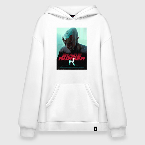 Худи оверсайз Слезы в дожде Blade Runner / Белый – фото 1