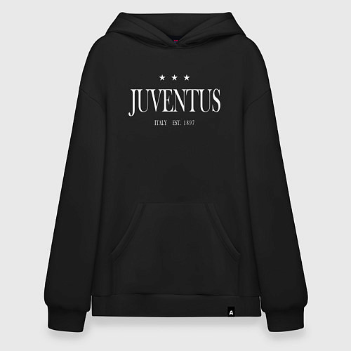 Худи оверсайз Juventus Tee est 1897 2021 / Черный – фото 1