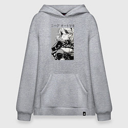 Толстовка-худи оверсайз Nier automata-replicant, цвет: меланж