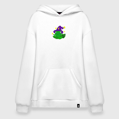 Худи оверсайз Лягушка волшебница / Белый – фото 1