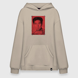 Толстовка-худи оверсайз Van Darkholm Gachimuchi, цвет: миндальный